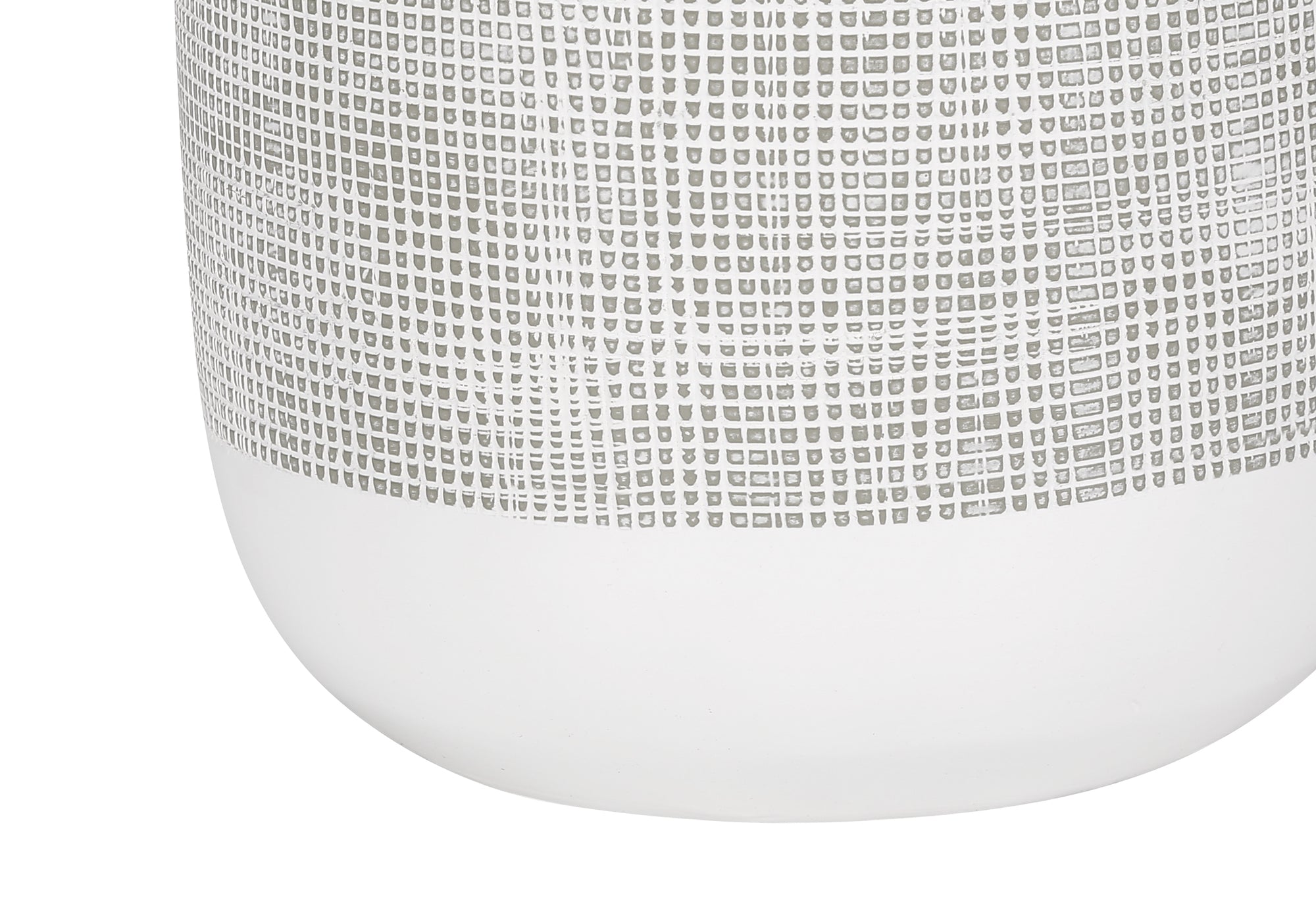 LIGHTING - 27""H TABLE LAMP GREY CERAMIC / GREY SHADE