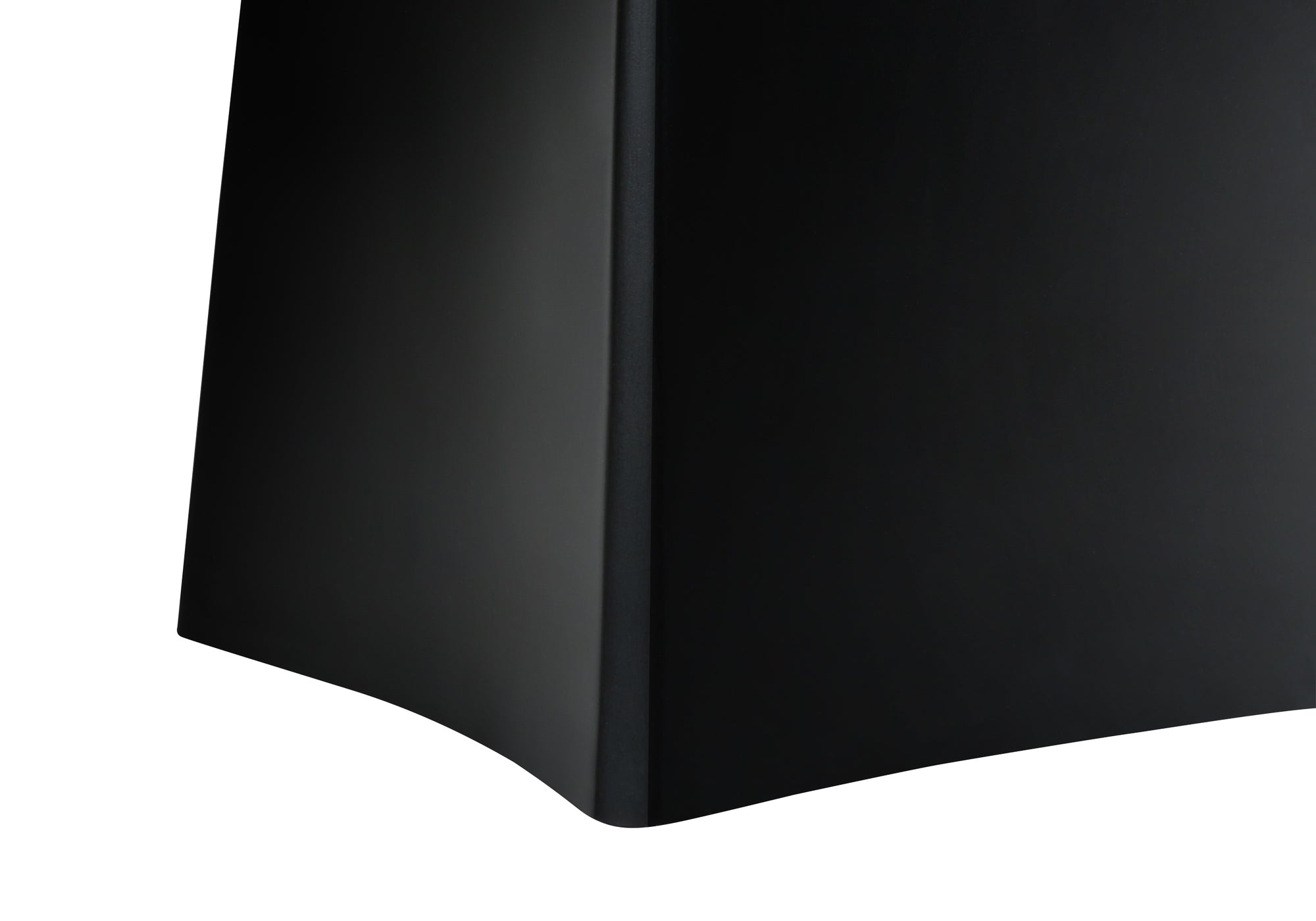 LIGHTING - 27""H TABLE LAMP BLACK RESIN / BEIGE SHADE