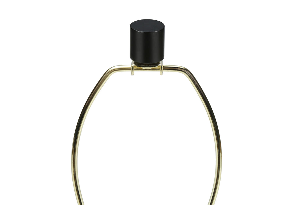 LIGHTING - 25""H TABLE LAMP CREAM RESIN / BEIGE SHADE