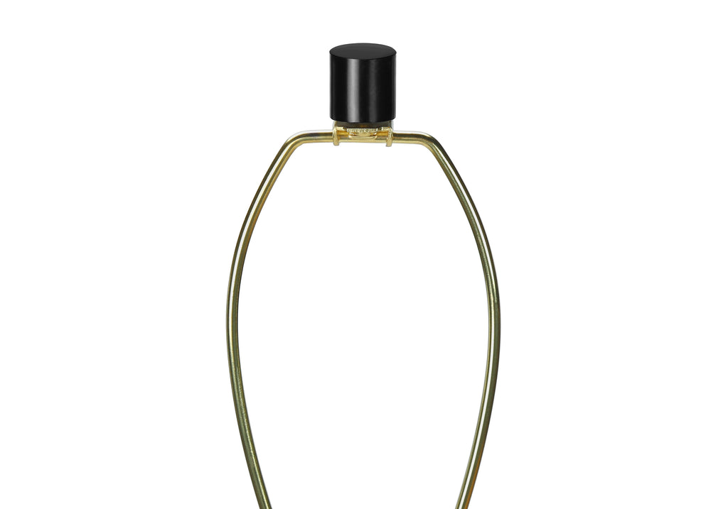 LIGHTING - 63""H TRIPOD FLOOR LAMP BLACK METAL / IVORY