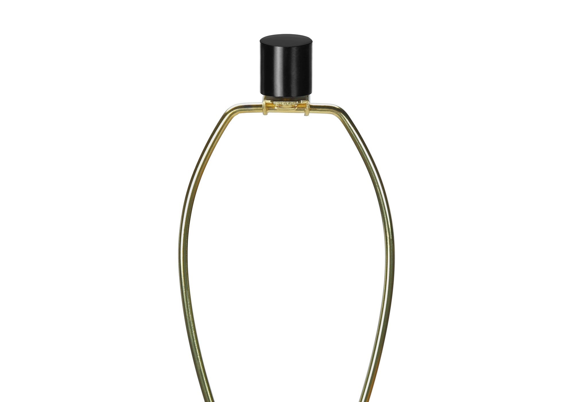 LIGHTING - 63""H TRIPOD FLOOR LAMP BLACK METAL / IVORY