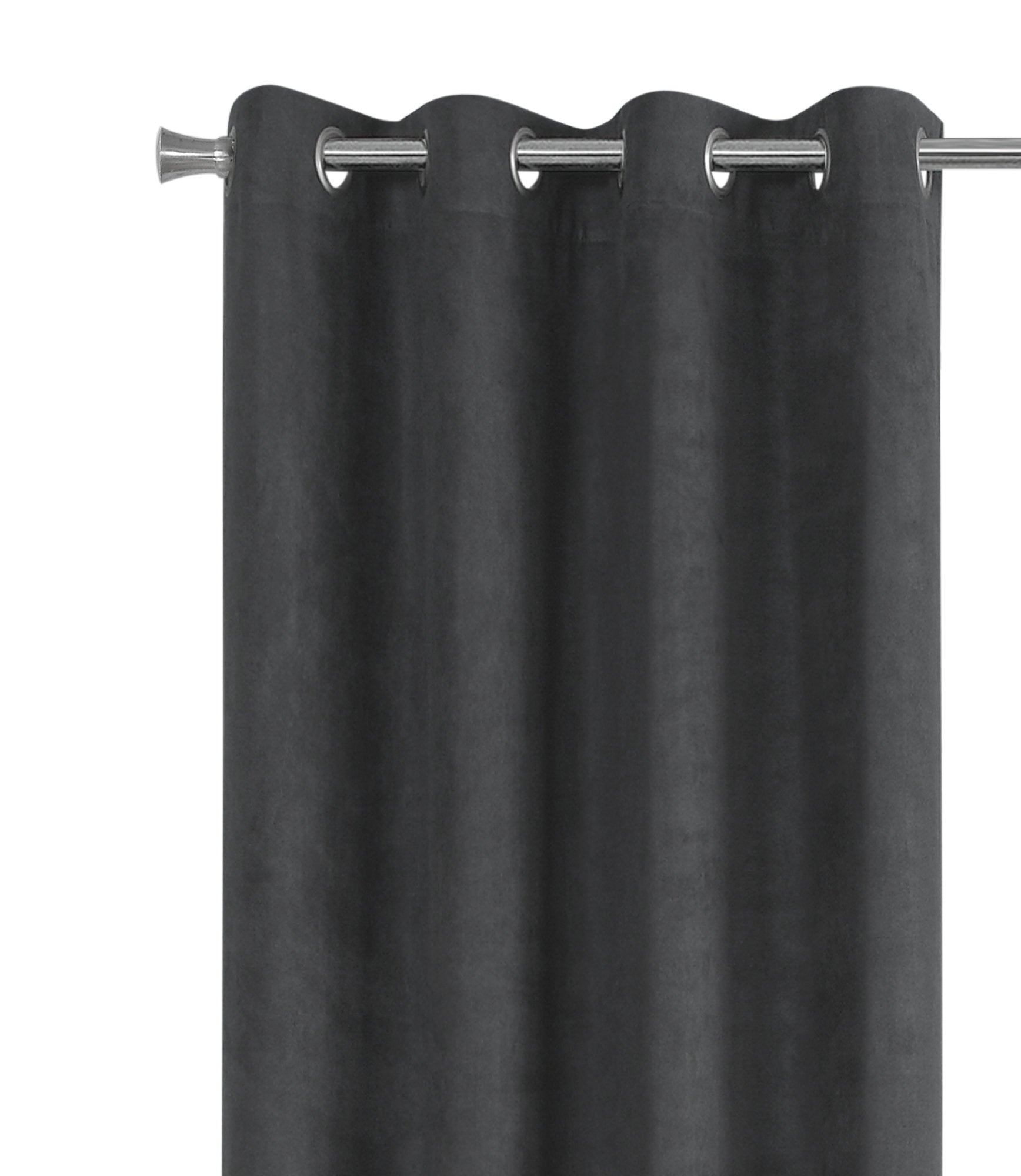 CURTAIN PANEL - 2PCS / 54""W X 84""H GREY ROOM DARKENING