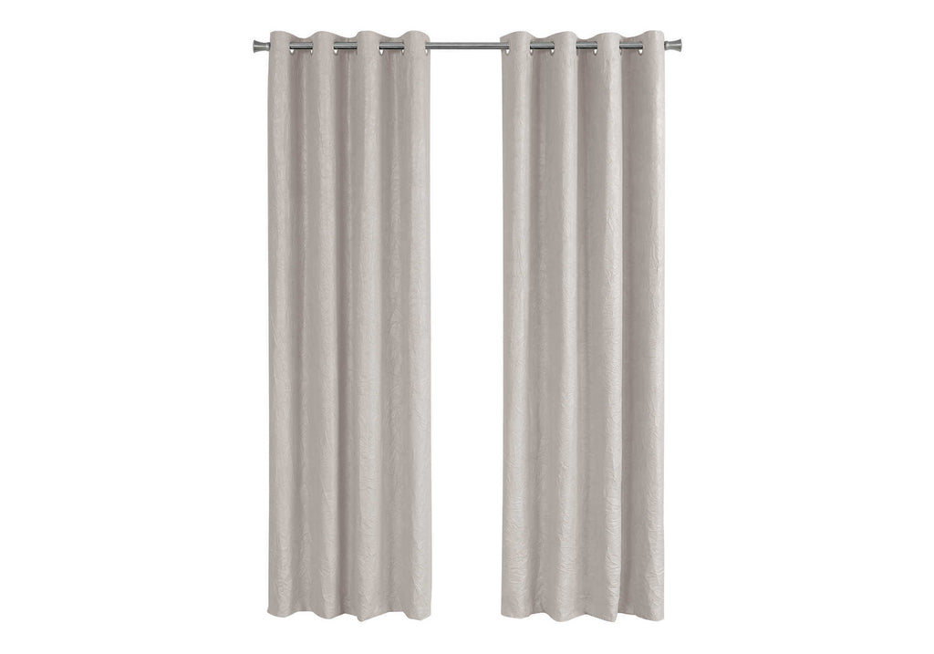 CURTAIN PANEL - 2PCS / 52""W X 84""H IVORY ROOM DARKENING