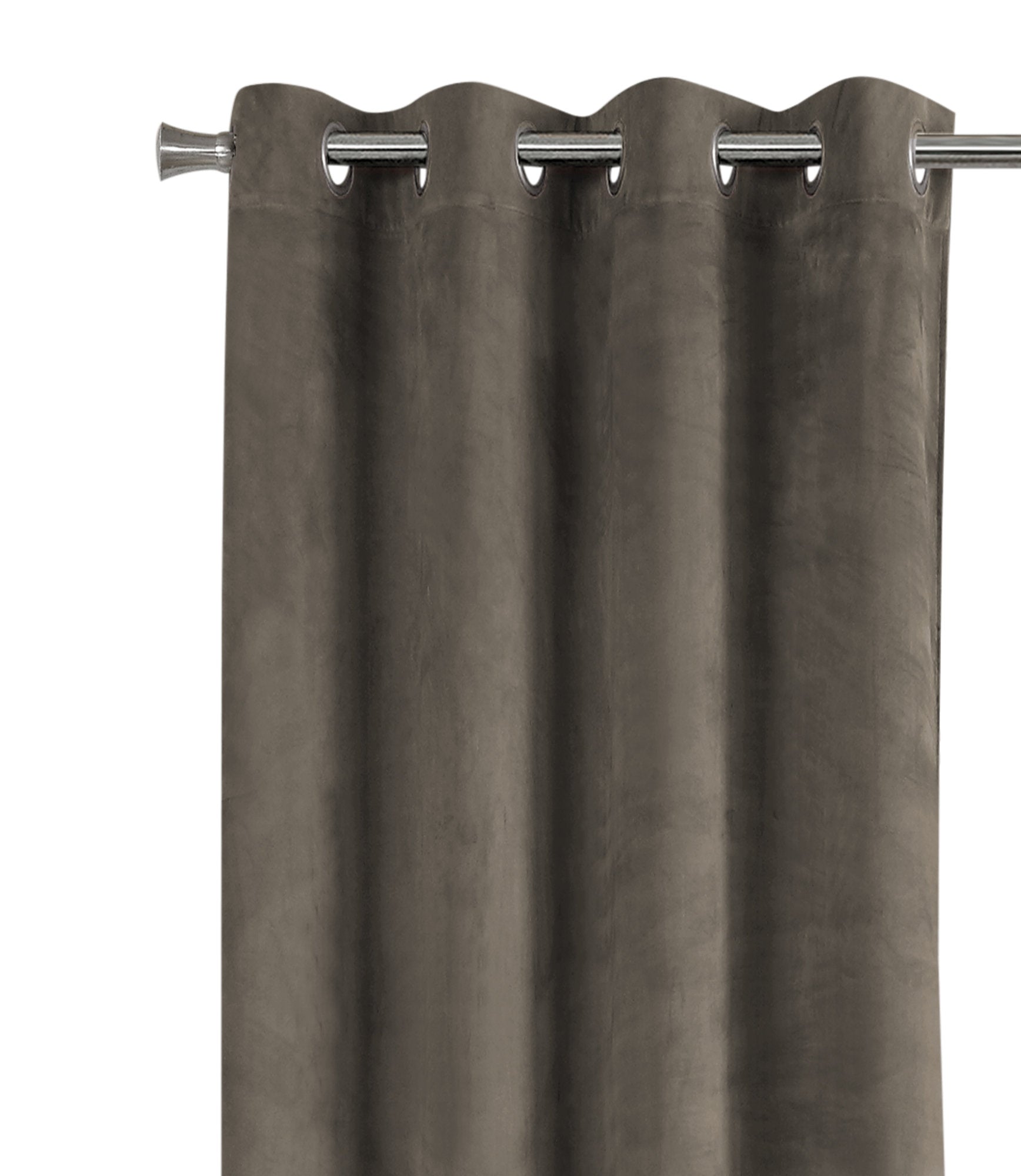CURTAIN PANEL - 2PCS / 52""W X 84""H TAUPE ROOM DARKENING