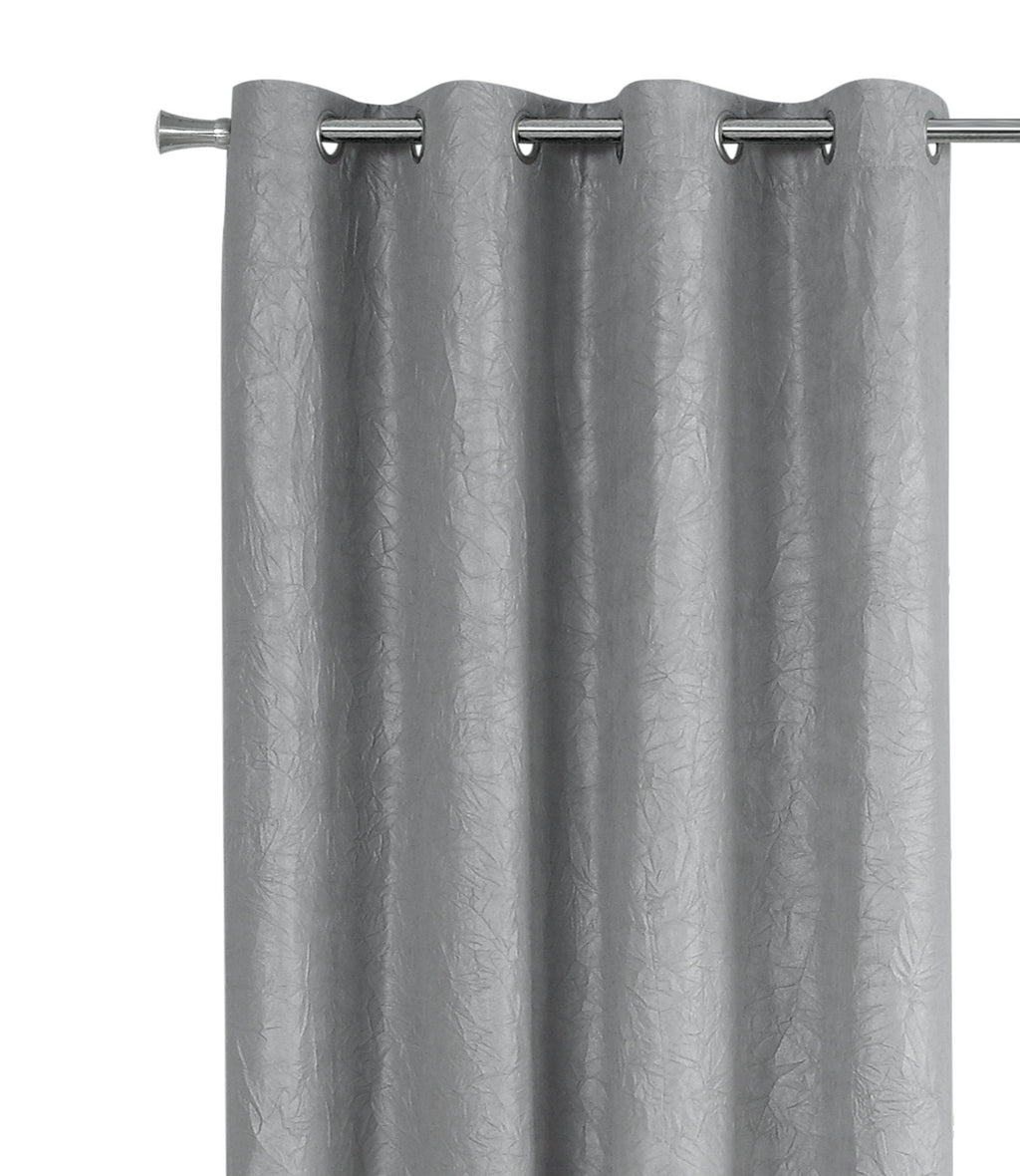 CURTAIN PANEL - 2PCS / 52""W X 95""H SILVER ROOM DARKENING