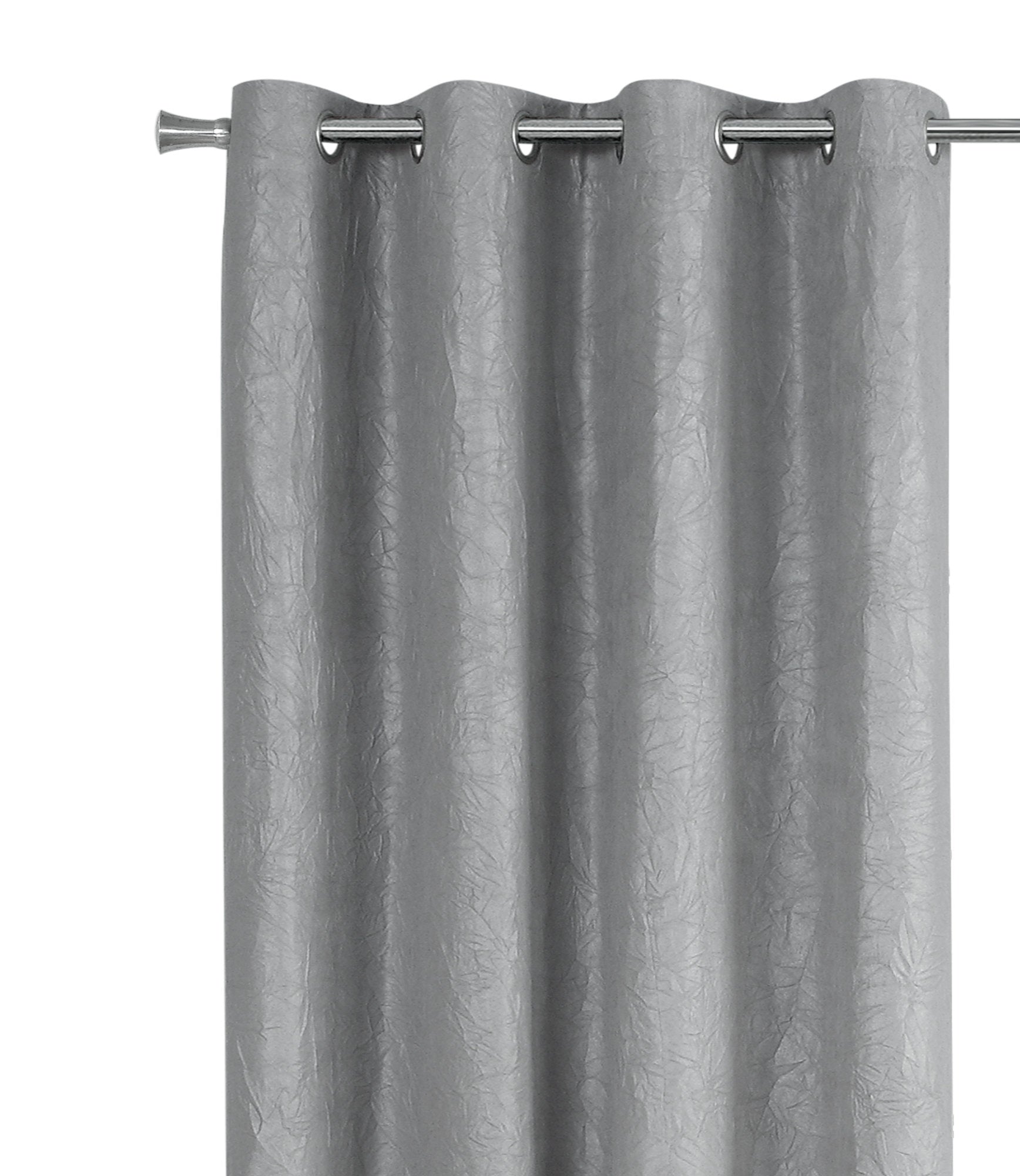 CURTAIN PANEL - 2PCS / 52""W X 95""H SILVER ROOM DARKENING