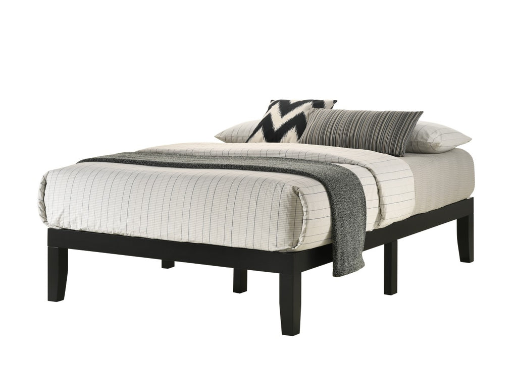 FULL PLATFORM BED FRAME - BLACK