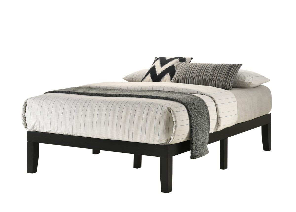 FULL PLATFORM BED FRAME - BLACK