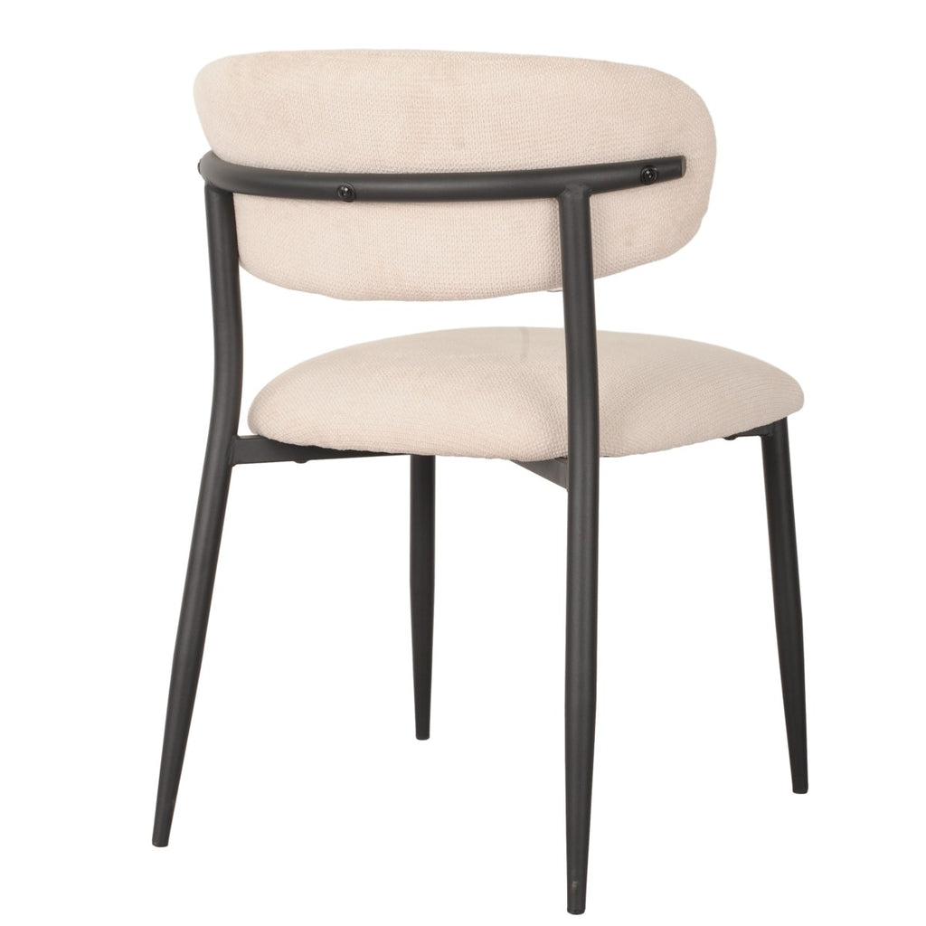 DINING CHAIR, SET OF 2 - BEIGE