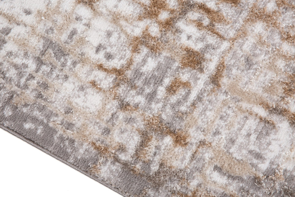 8 X 11 AREA RUG - GREY/CREAM/BEIGE