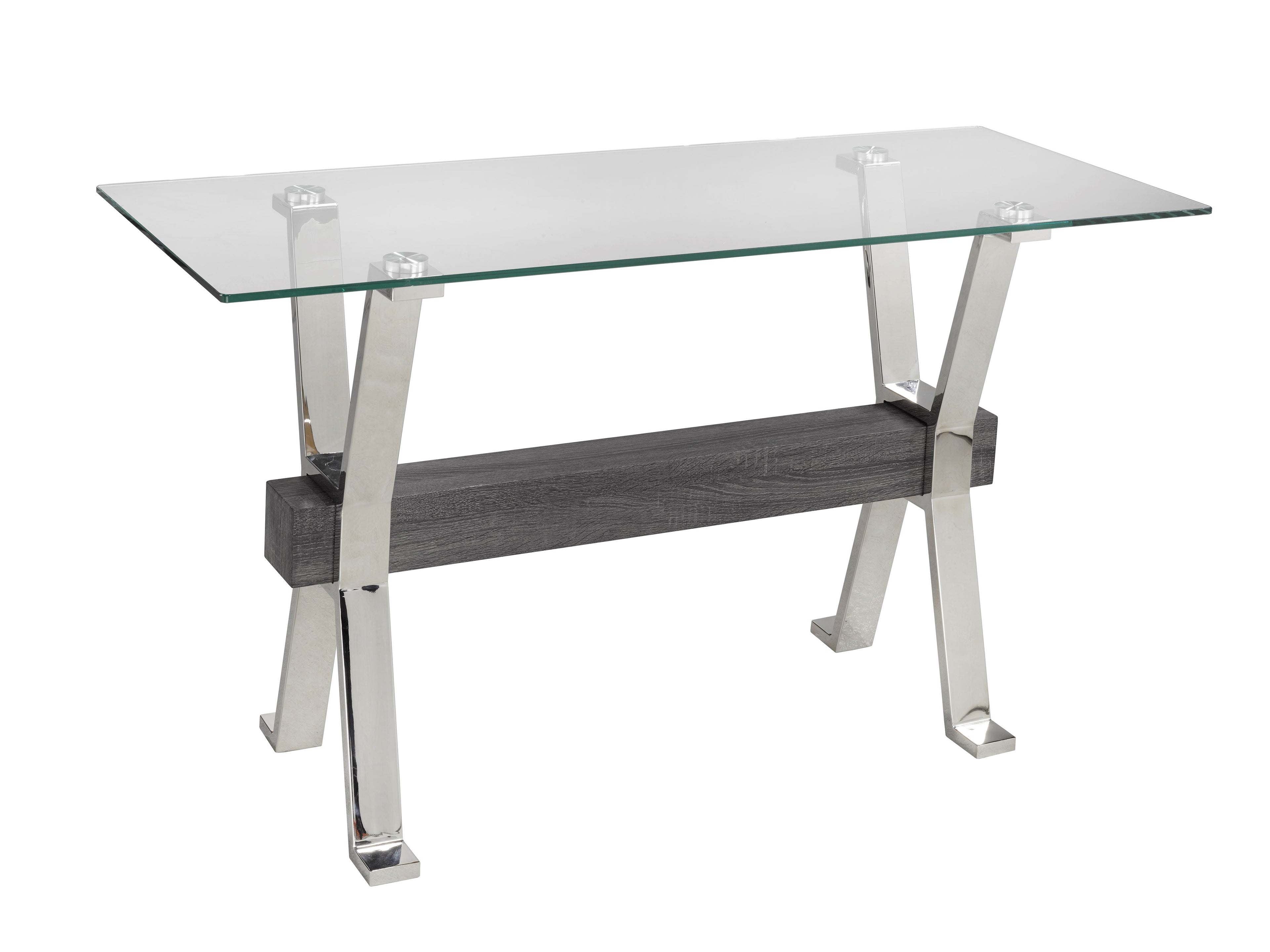 S0FA TABLE - GREY/SILVER