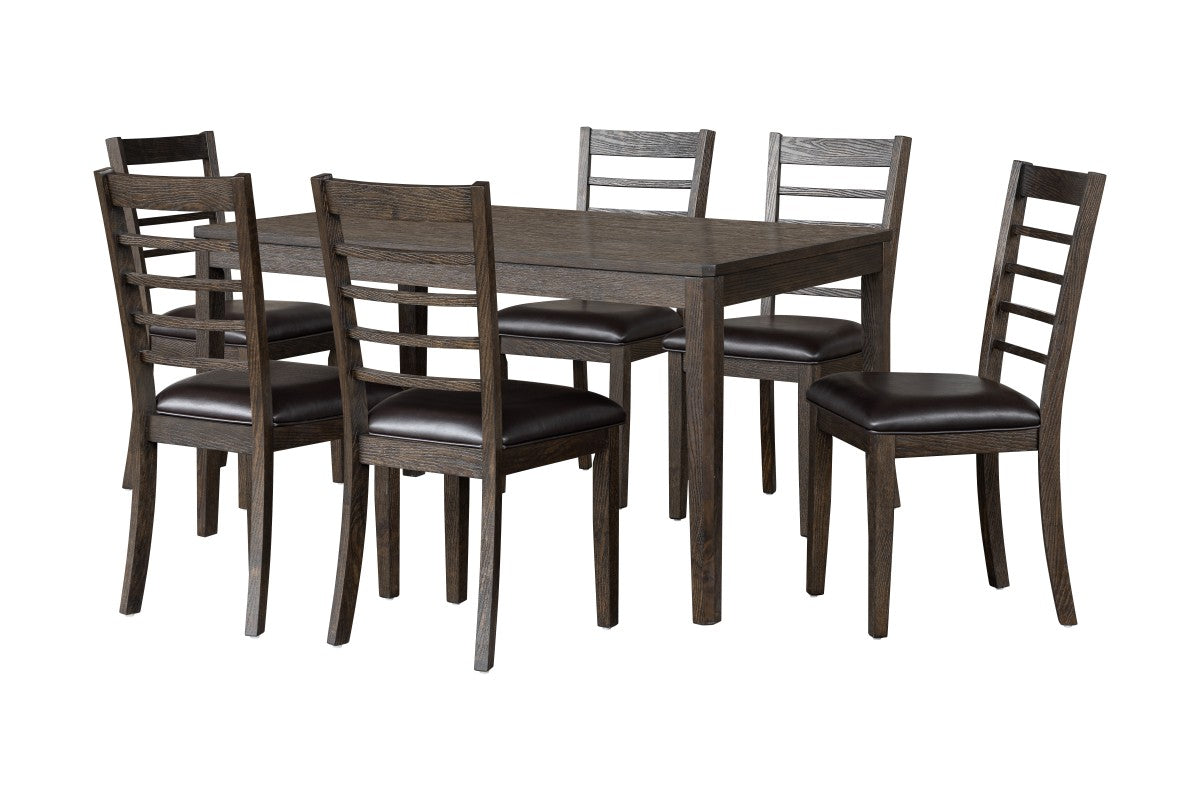 7-PIECE DINING SET - ESPRESSO