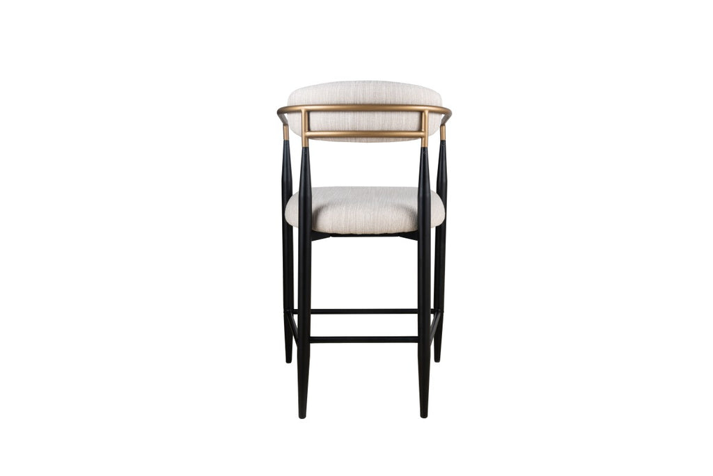 COUNTER STOOL, SET OF 2 - BEIGE