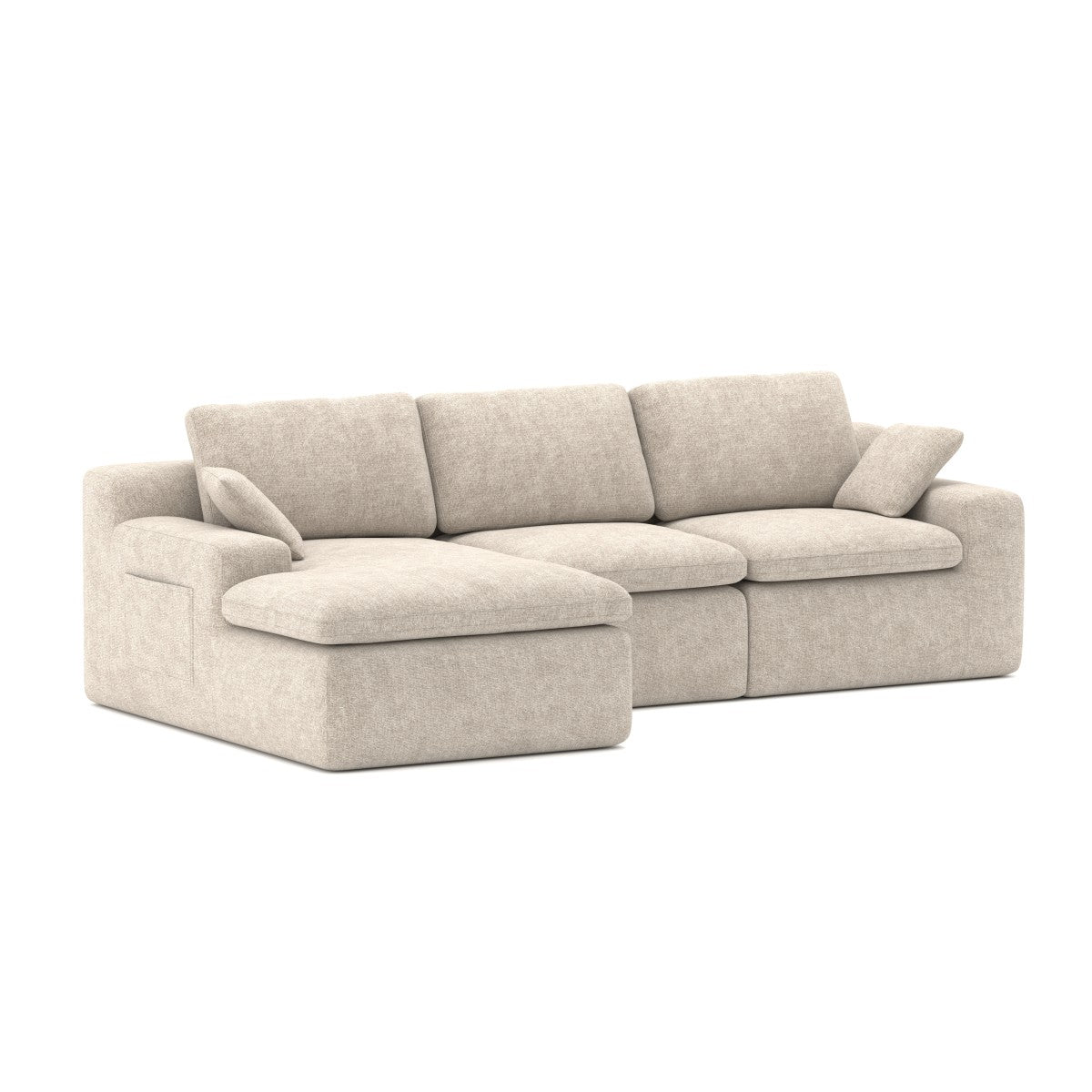 SECTIONAL - BEIGE