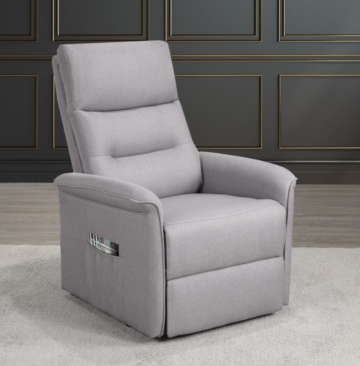 RECLINER LIFT CHAIR, LIGHT GREY