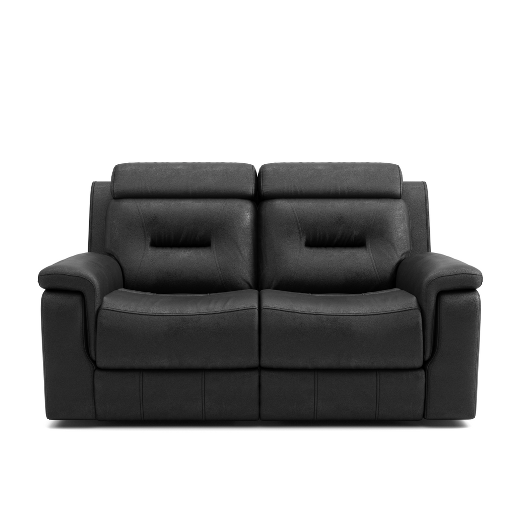RECLINER LOVE SEAT - BLACK
