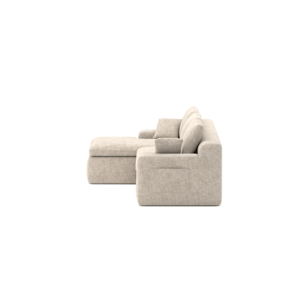 SECTIONAL - BEIGE