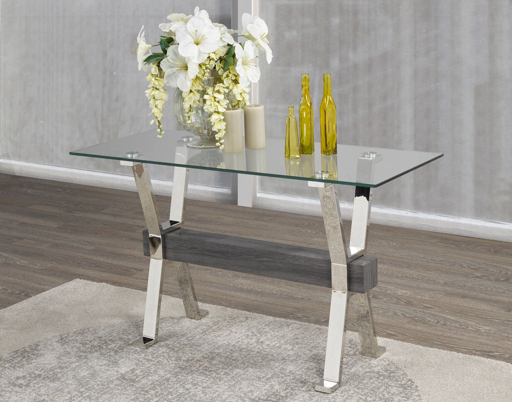 S0FA TABLE - GREY/SILVER
