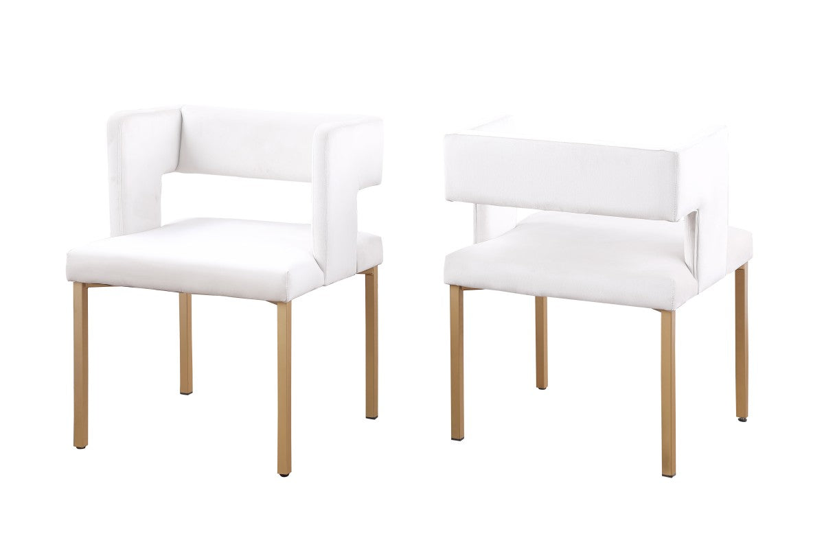 DINING CHAIR, SET OF 2 - BEIGE