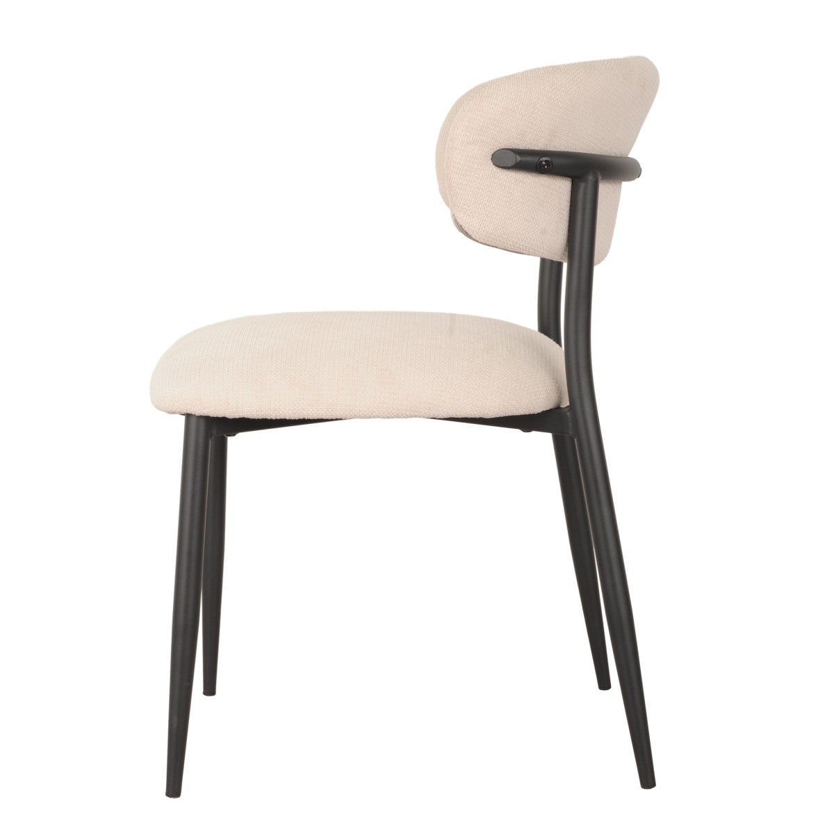 DINING CHAIR, SET OF 2 - BEIGE