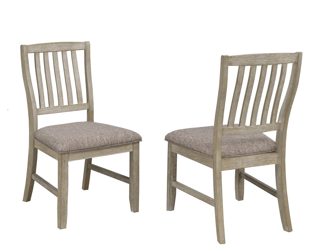 DINING CHAIR, SET OF 2, CHAMPAGNE