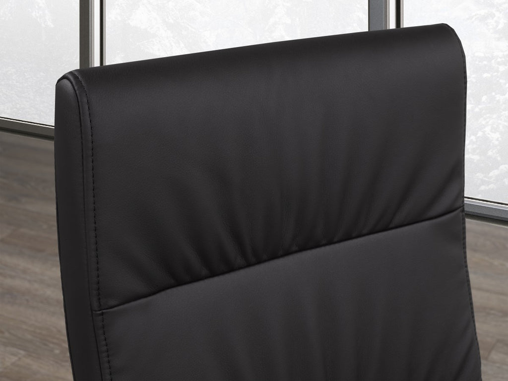 DINING CHAIR, SET OF 2 - BLACK/GOLD