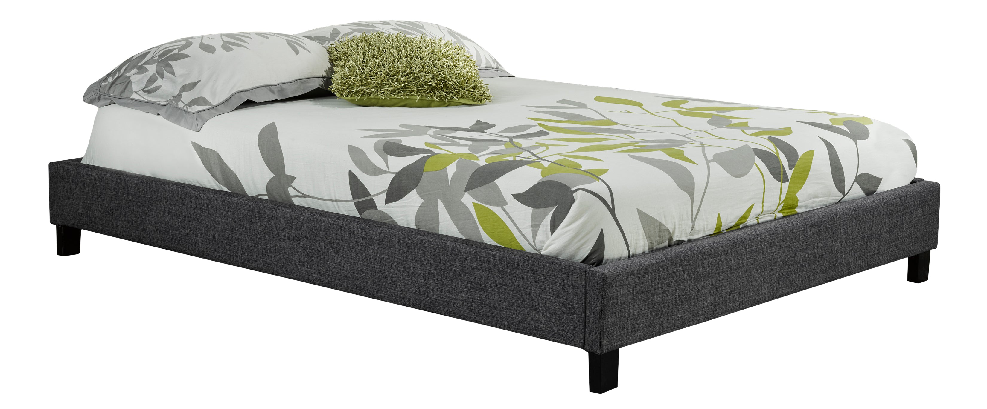 FULL PLATFORM BED FRAME - GREY