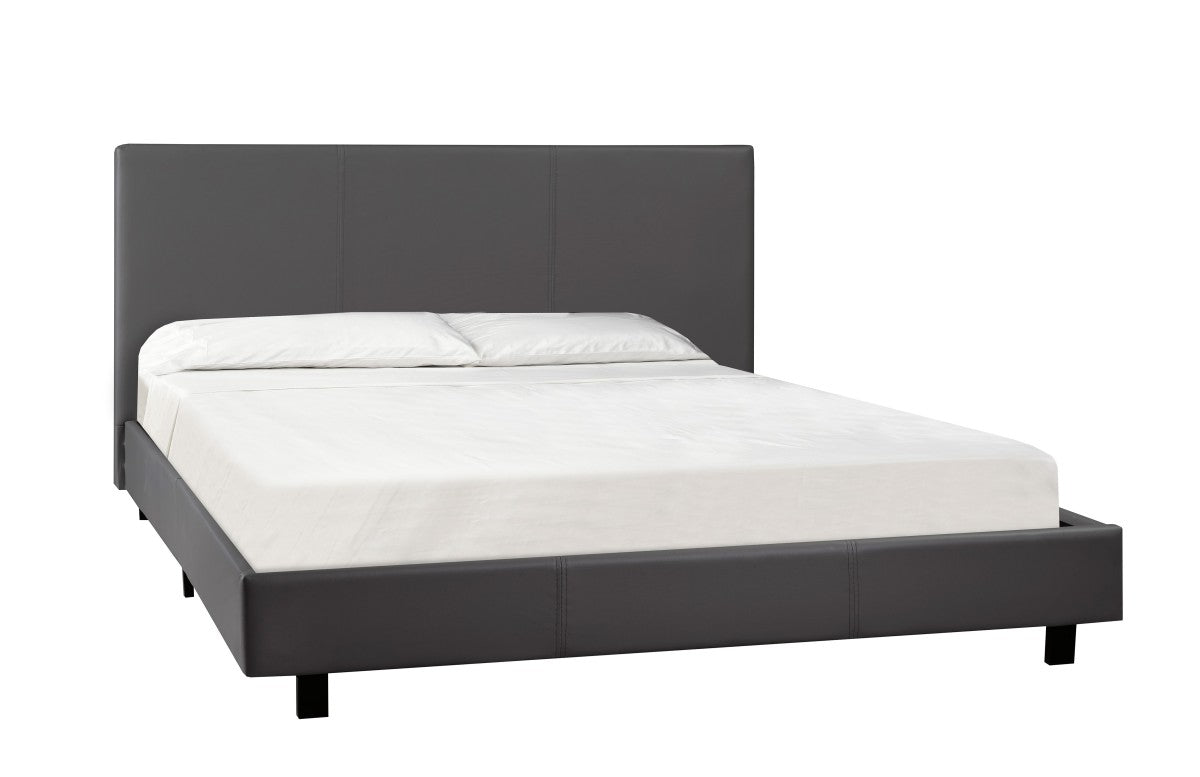 TWIN BED & MATTRESS SET - GREY