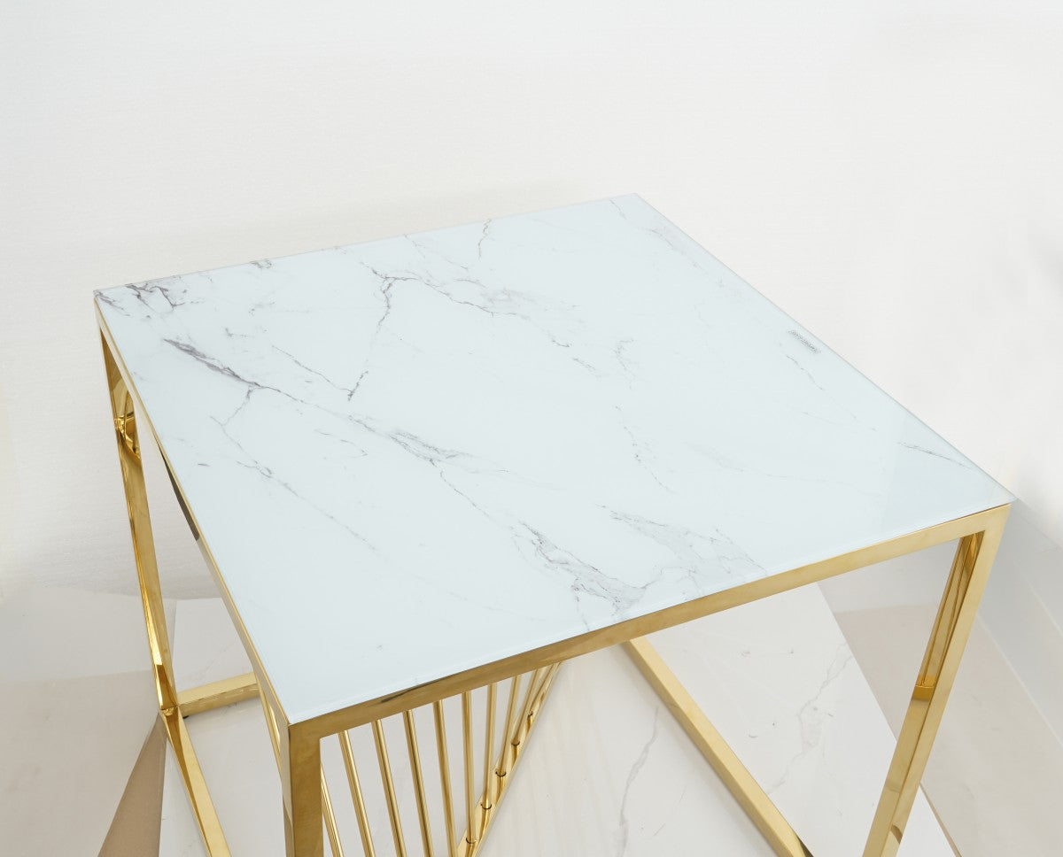 SIDE TABLE - GOLD