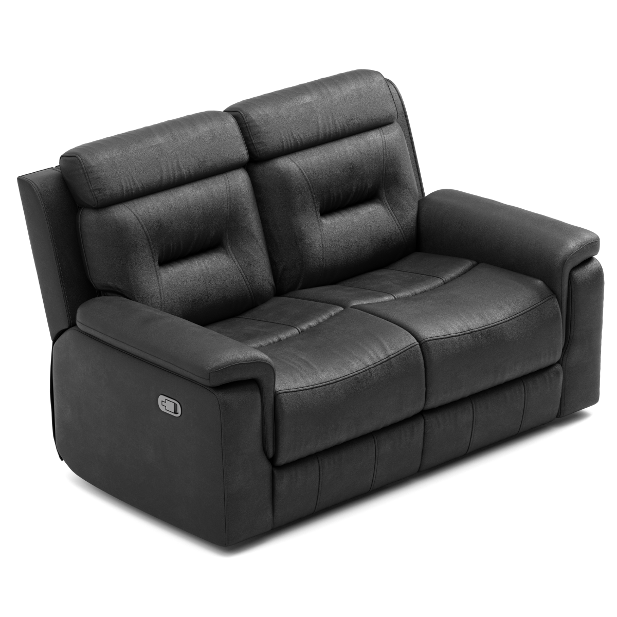 RECLINER LOVE SEAT - BLACK