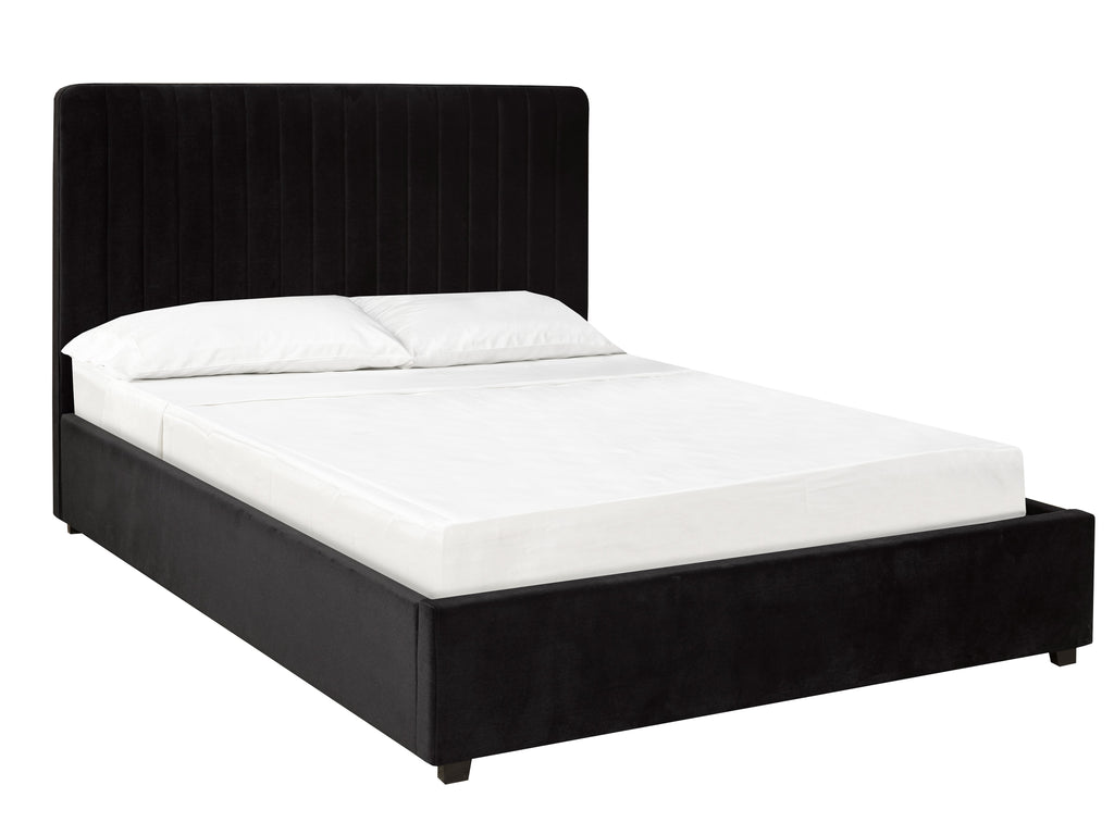 QUEEN PLATFORM BED - BLACK