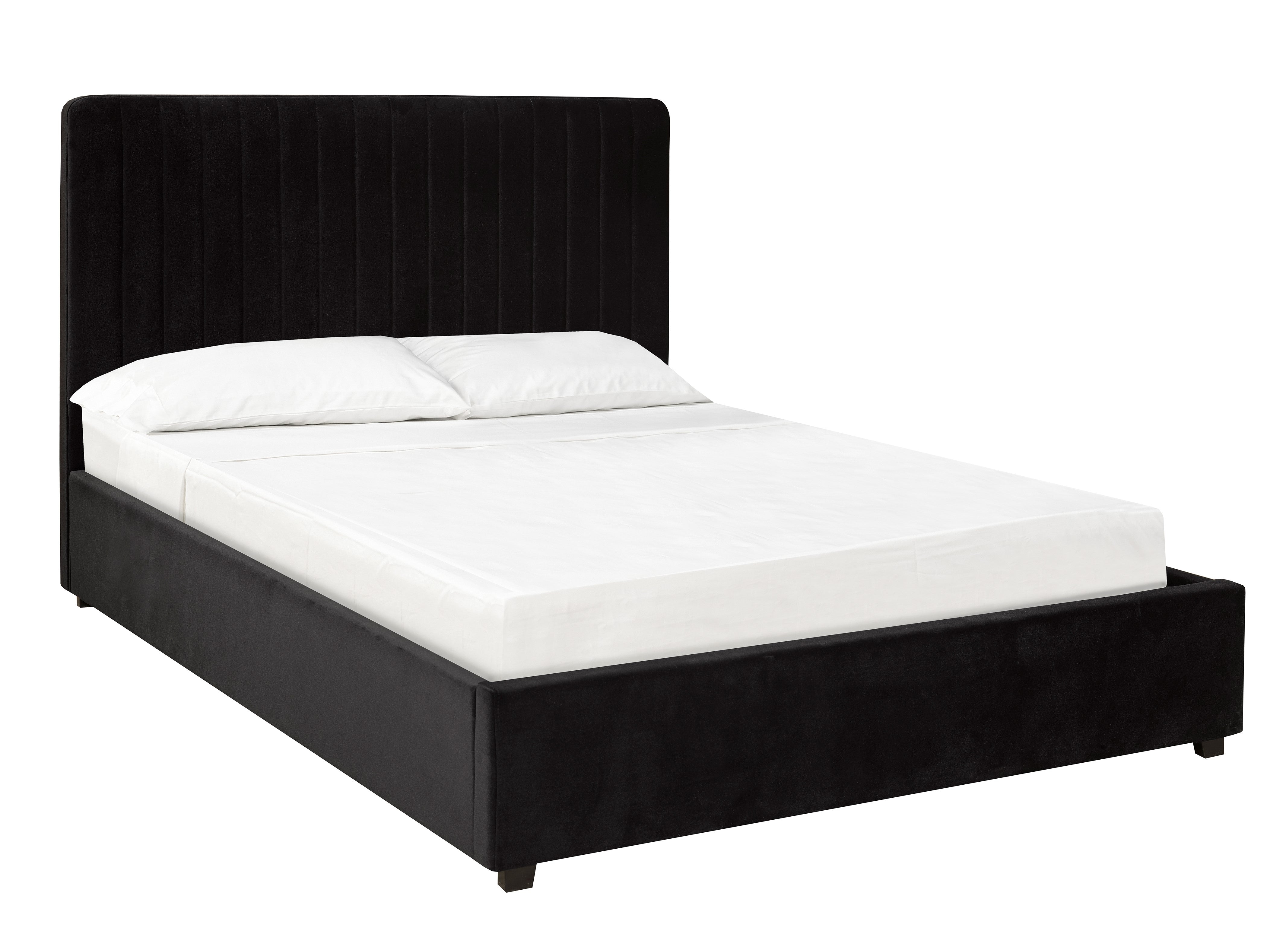 QUEEN PLATFORM BED - BLACK
