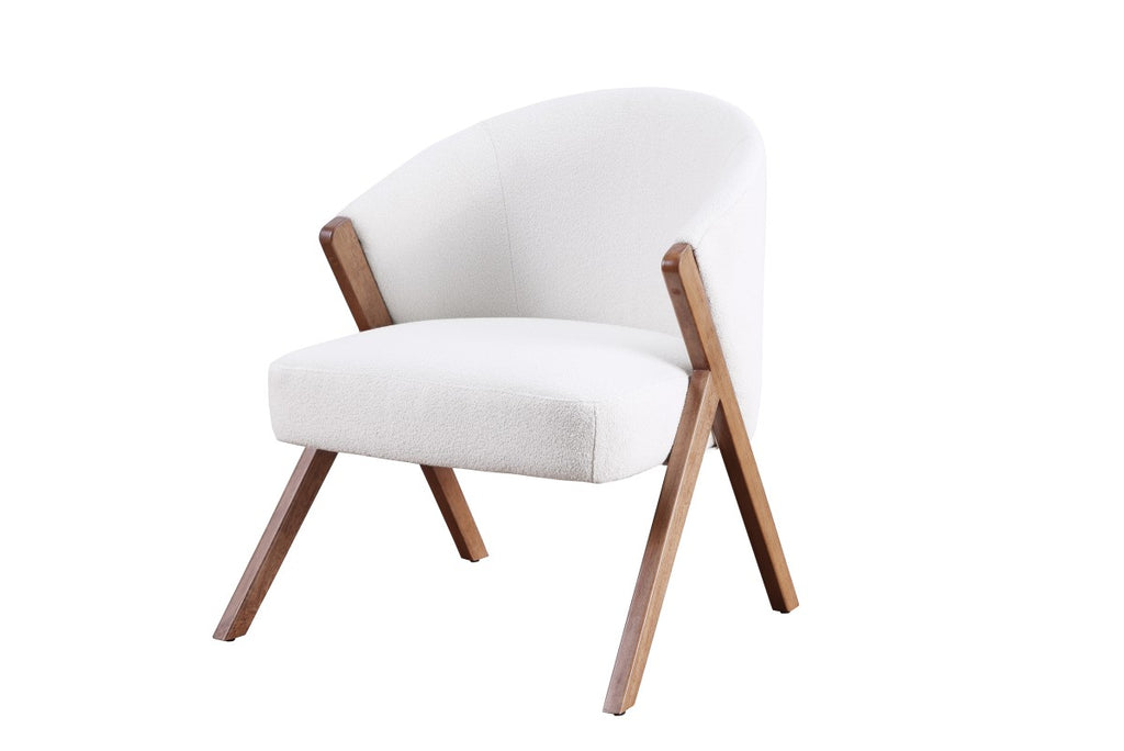ACCENT CHAIR - CREAM