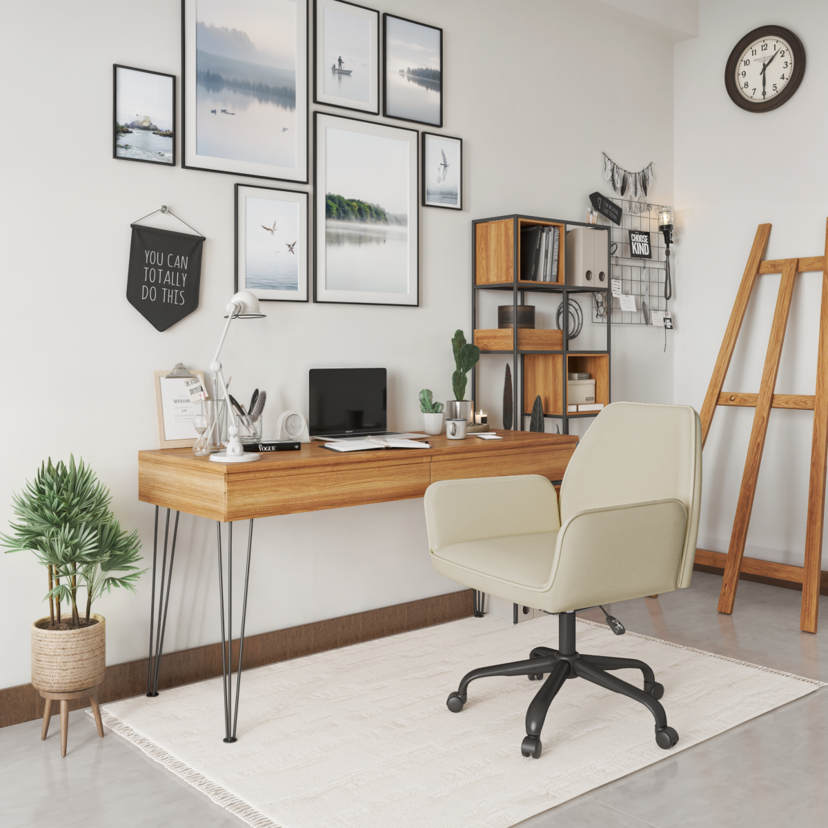 OFFICE CHAIR - BEIGE