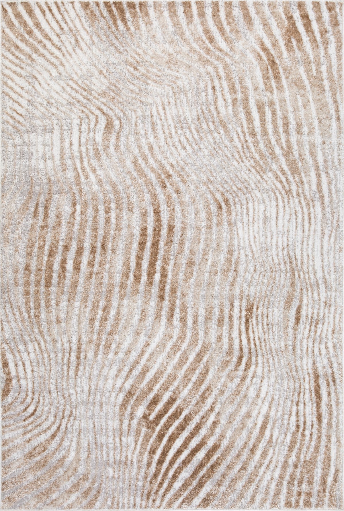 7 X 9 AREA RUG - GREY/CREAM/BEIGE