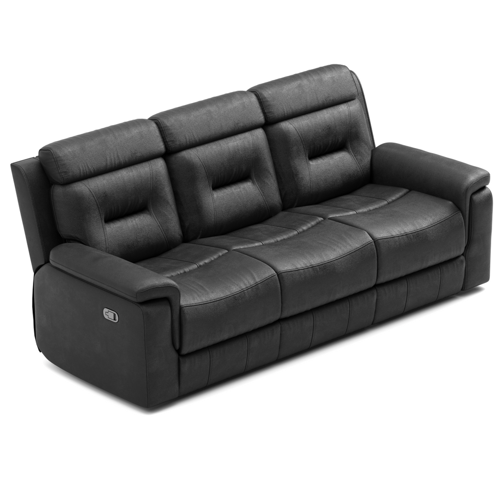 RECLINER SOFA - BLACK
