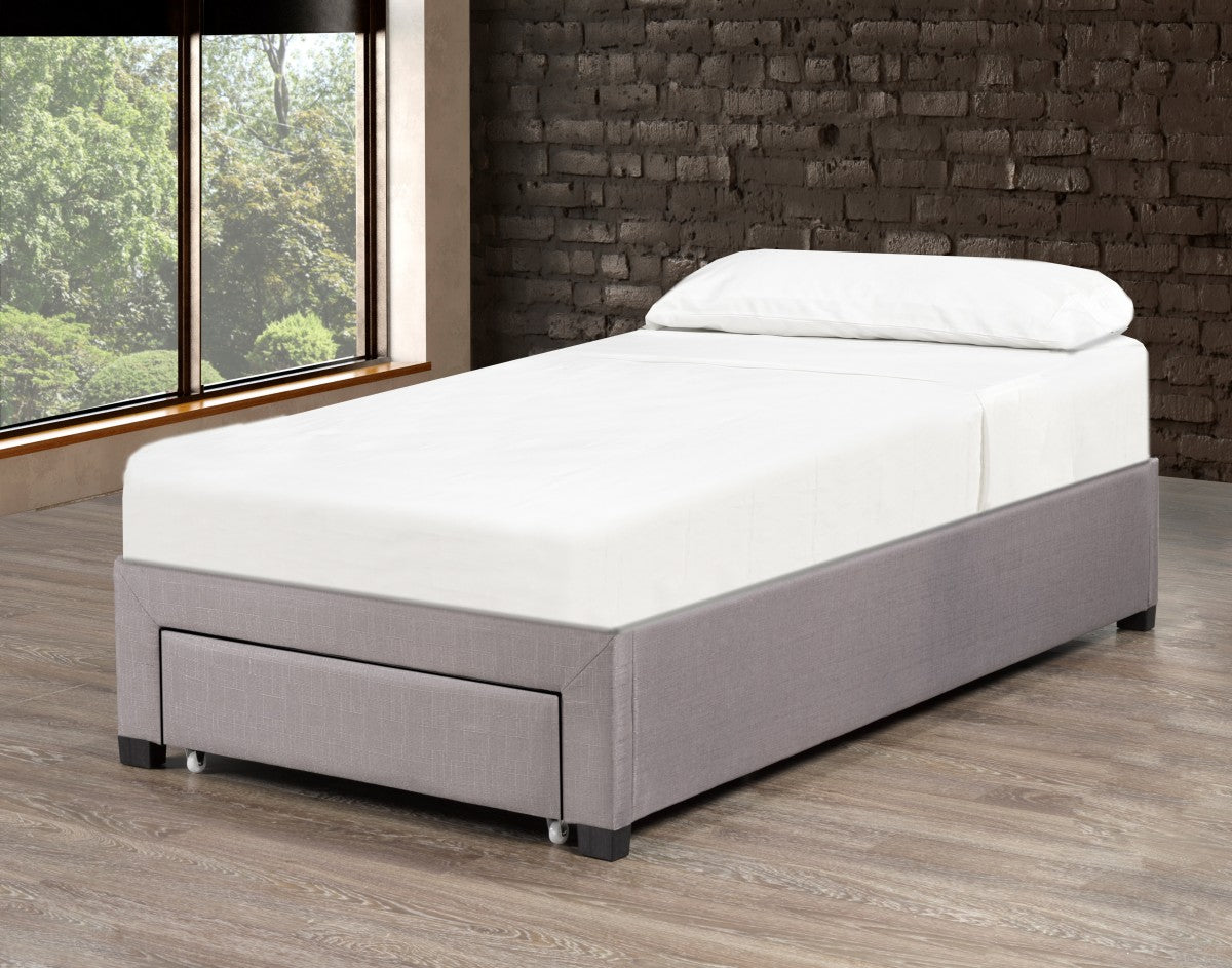 TWIN BED BASE - GREY