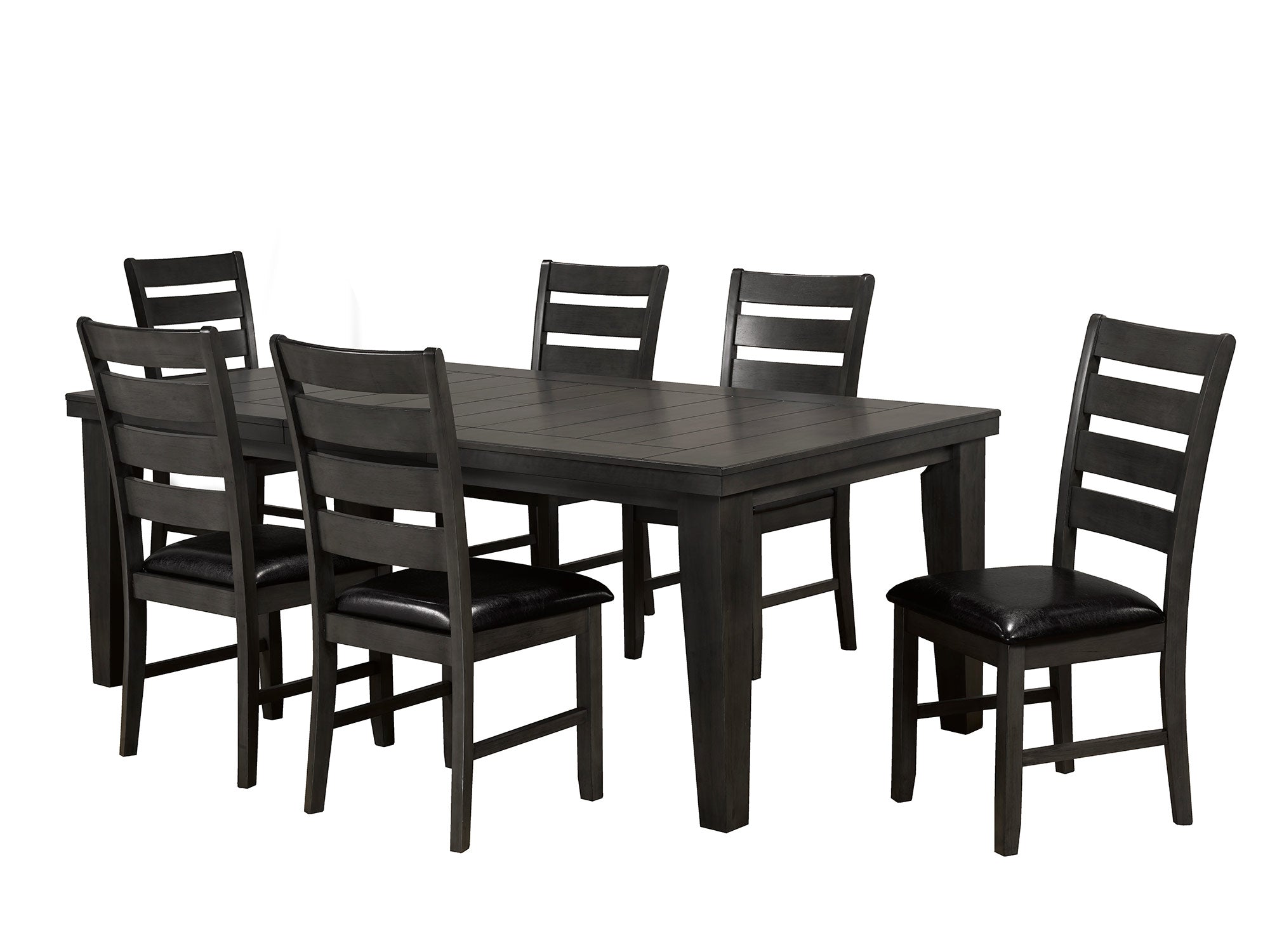 7-PIECE DINING SET - GREY