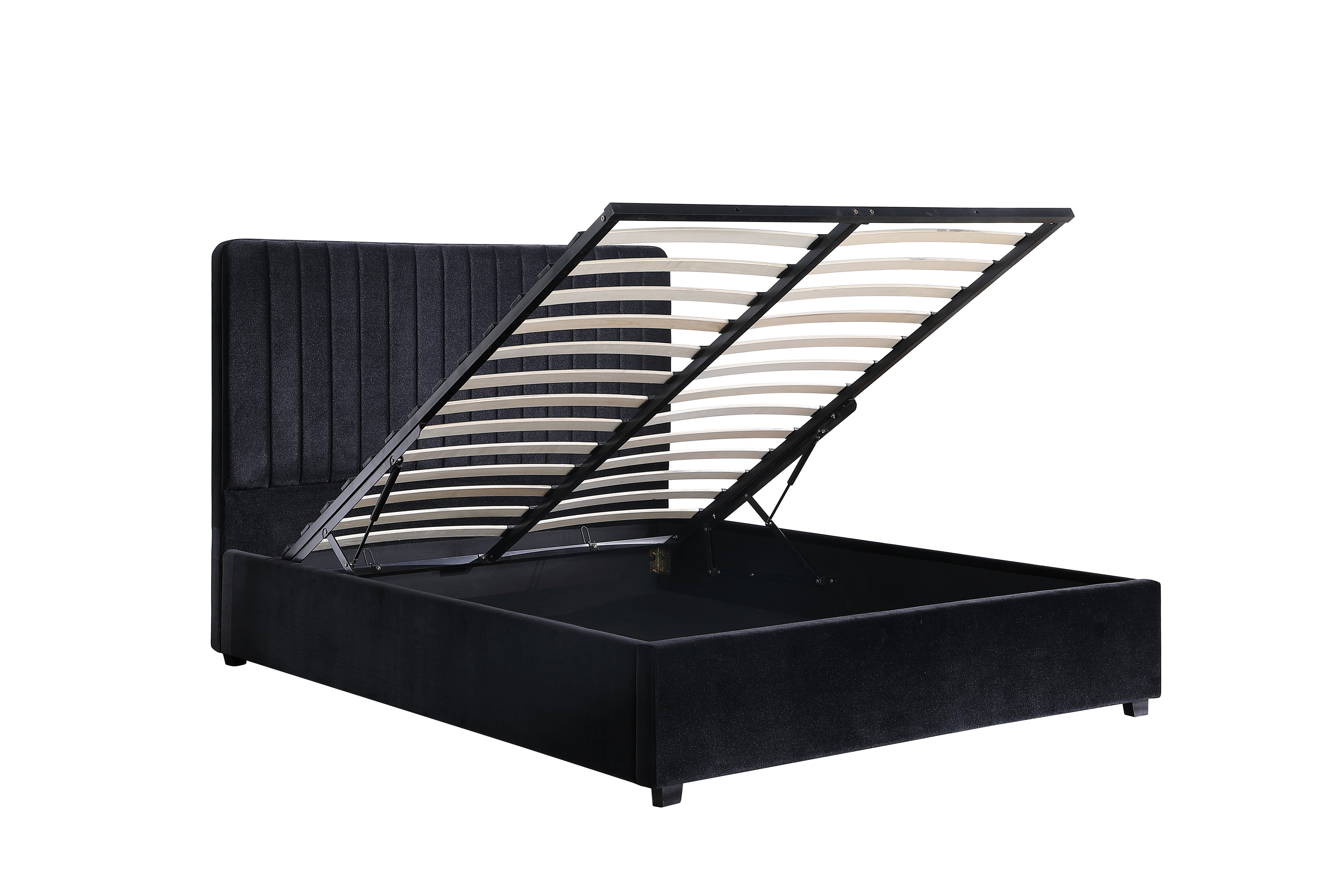 QUEEN PLATFORM BED - BLACK
