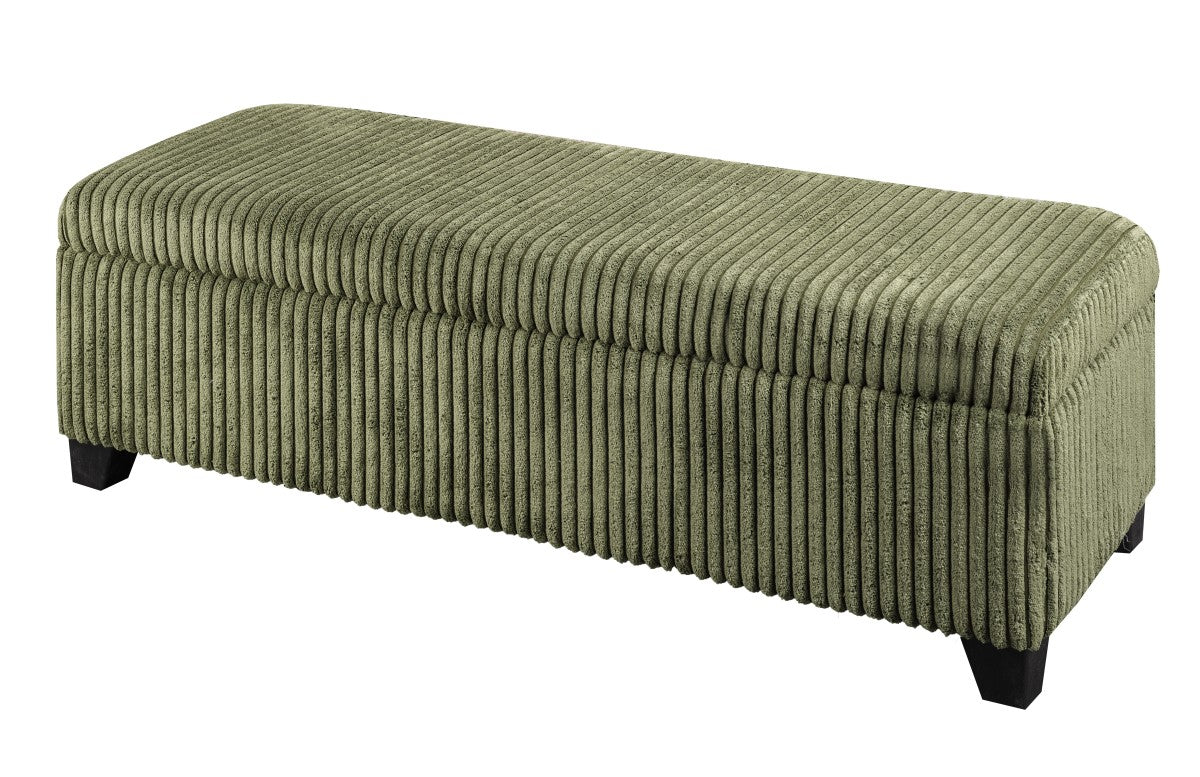 STORAGE OTTOMAN - GREEN