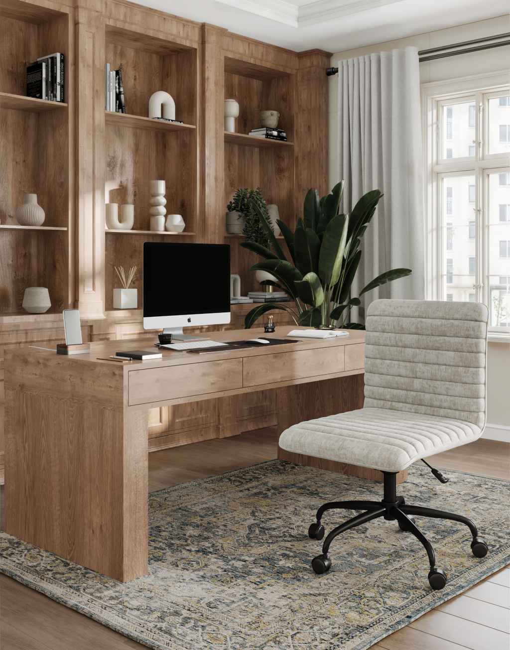 OFFICE CHAIR - BEIGE