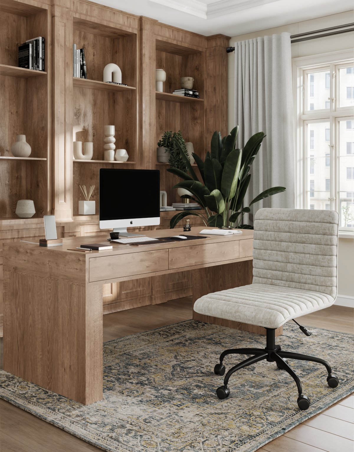 OFFICE CHAIR - BEIGE