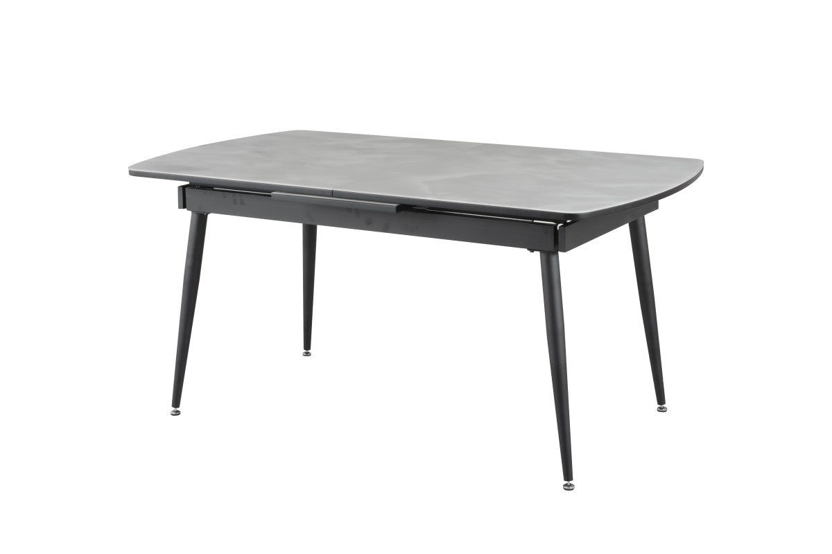 EXT. DINING TABLE - DARK GREY