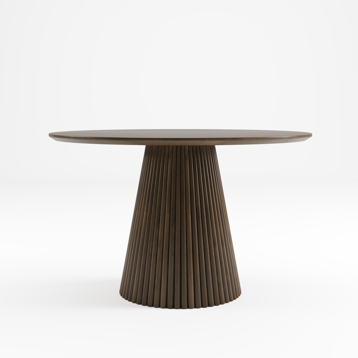 5-PIECE DINNG SET - WALNUT / WHITE WASH