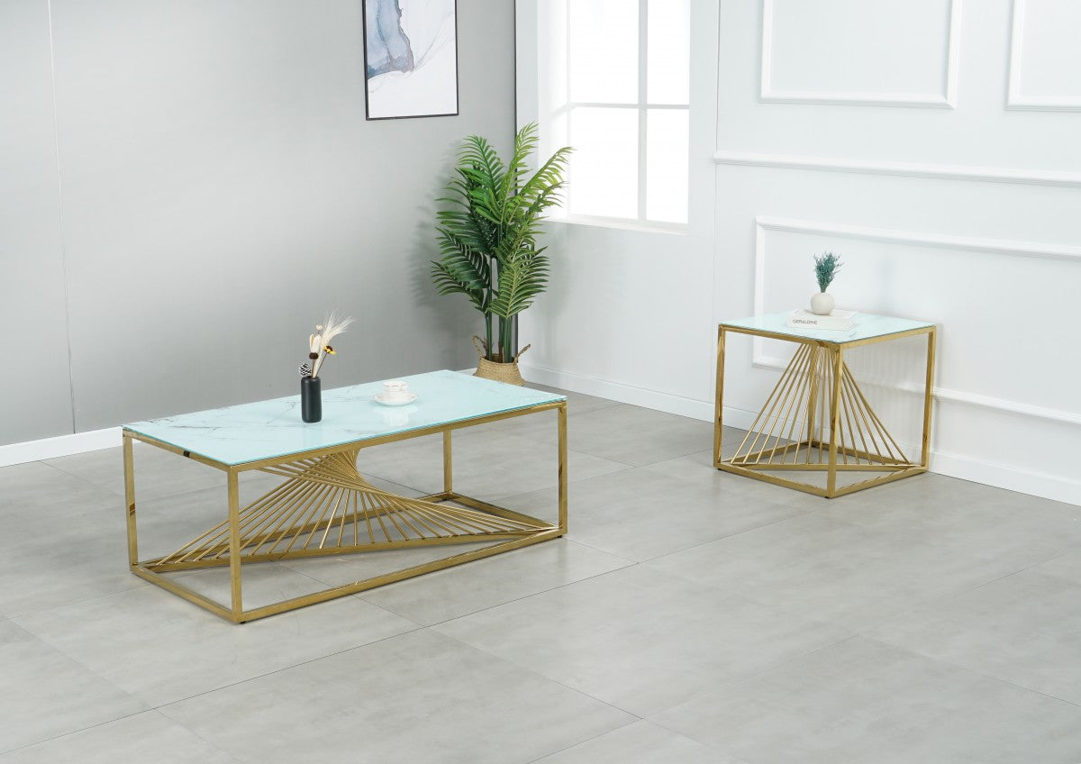 SIDE TABLE - GOLD