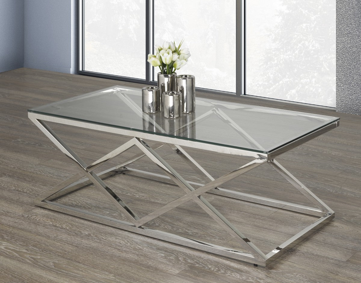 COFFEE TABLE - SILVER