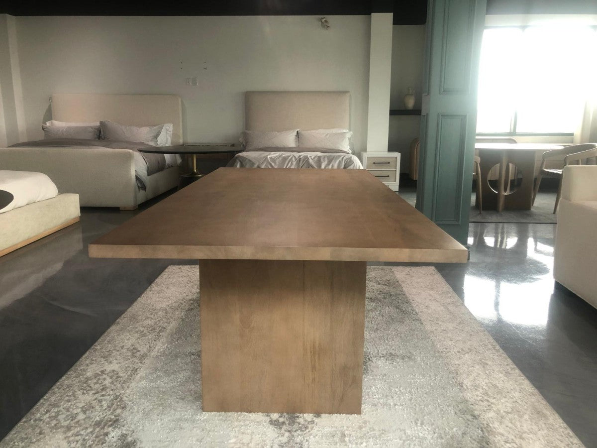DINING TABLE - NATURAL OAK