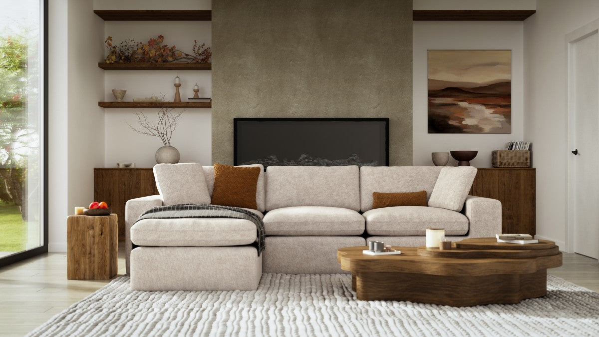 SECTIONAL - BEIGE