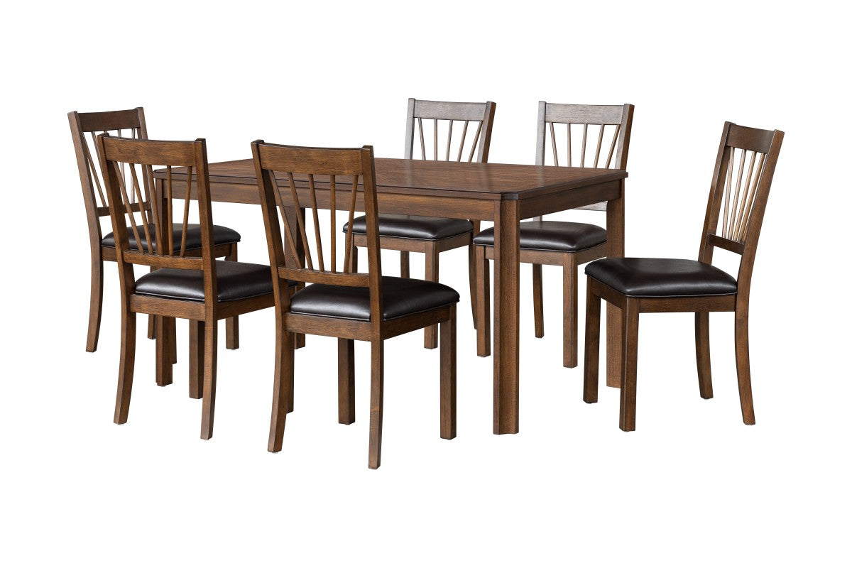 7-PIECE DINING SET - ESPRESSO