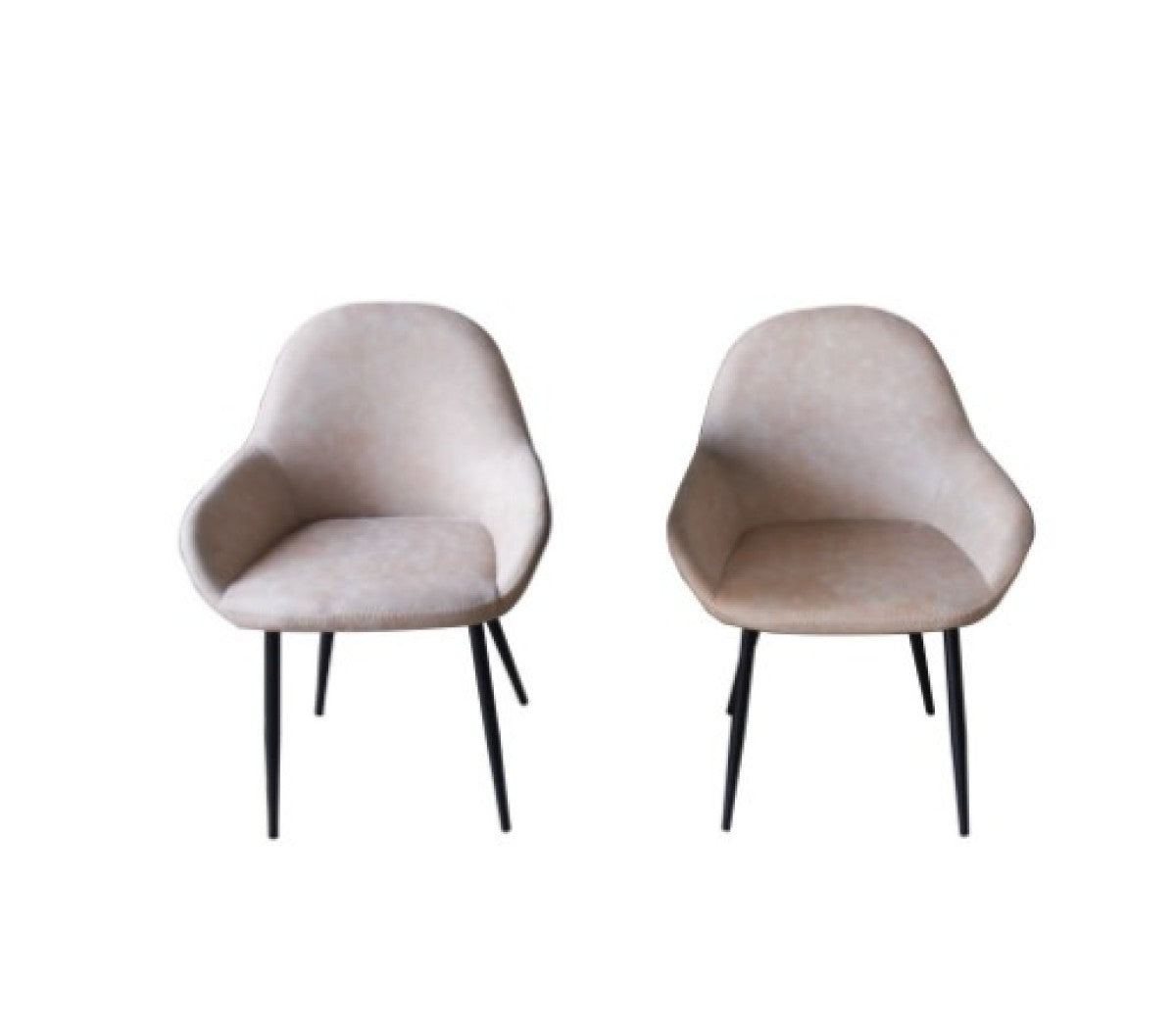 DINING CHAIR, SET OF 2, VINTAGE BEIGE